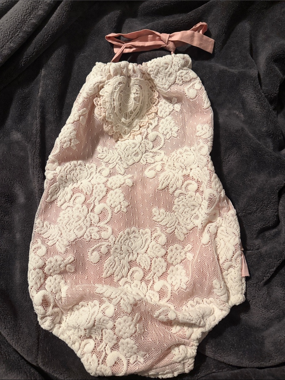 Rare Dollcake All Laced Up Romper size 4 NWT